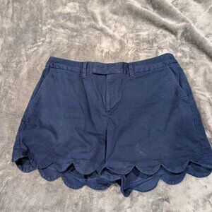 Lands' End scalloped shorts